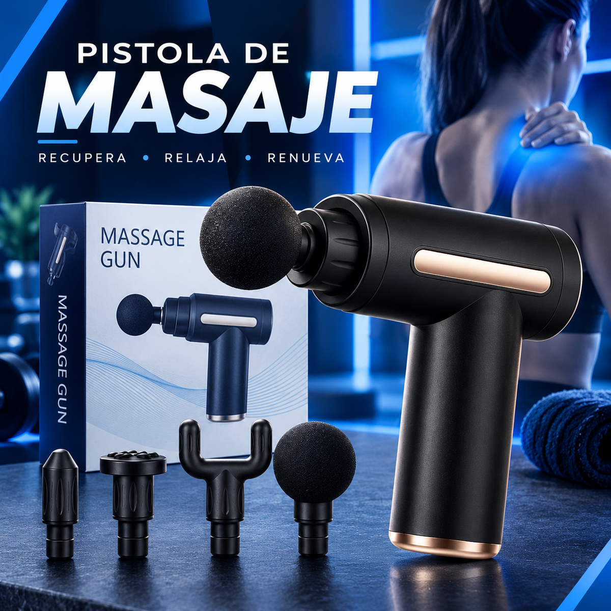 PISTOLA MASAJEADORA